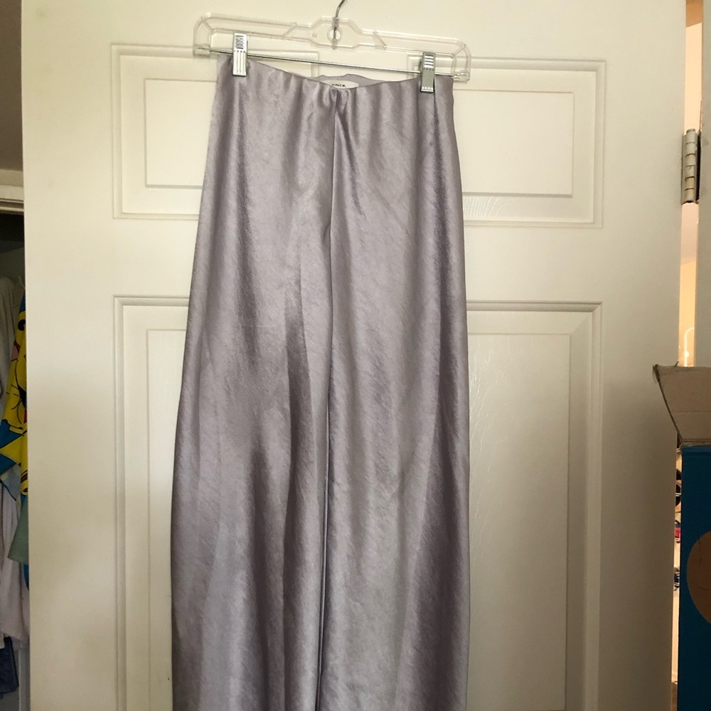 Vince Silver wide pants for Casual Wear